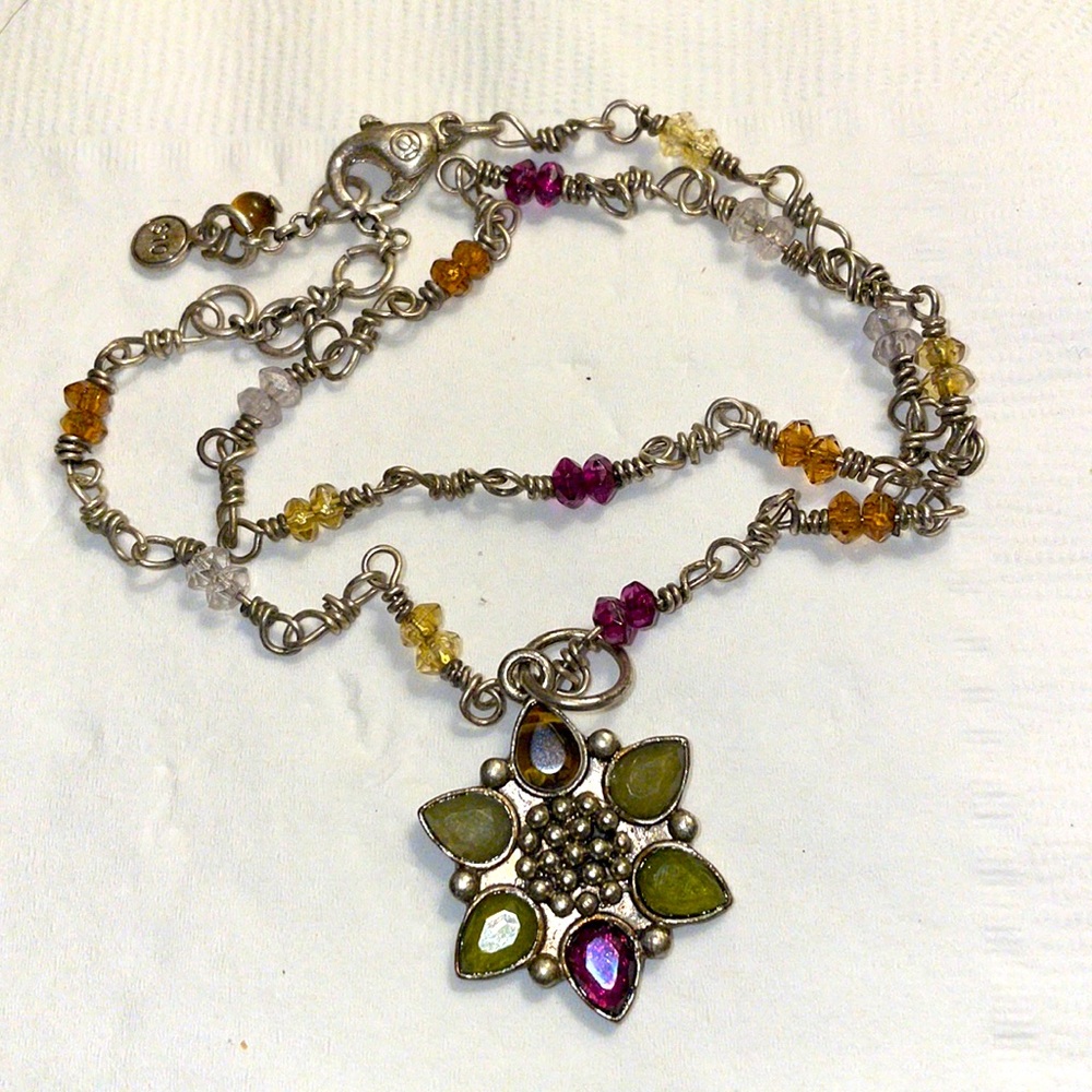 Vintage Hallmark S10 Silver Plated Necklace 18"